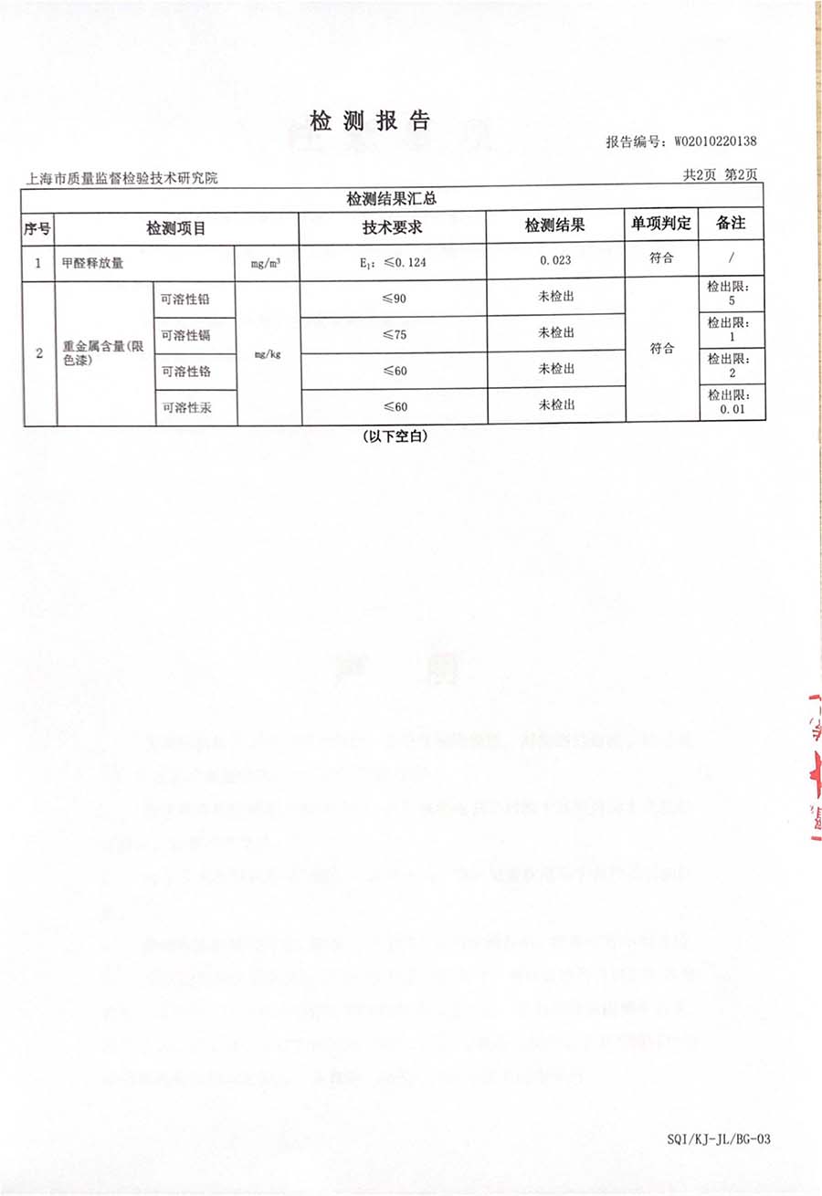 卡尼亚墙板检测报告-2020