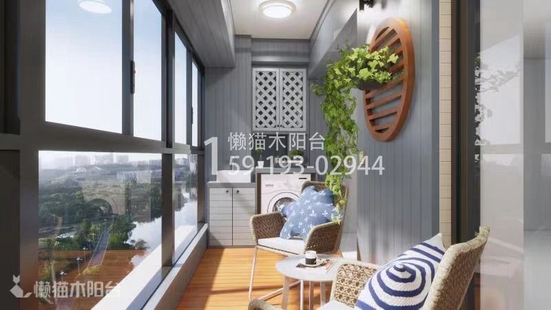 设计一个田园休闲阳台就能拥有了